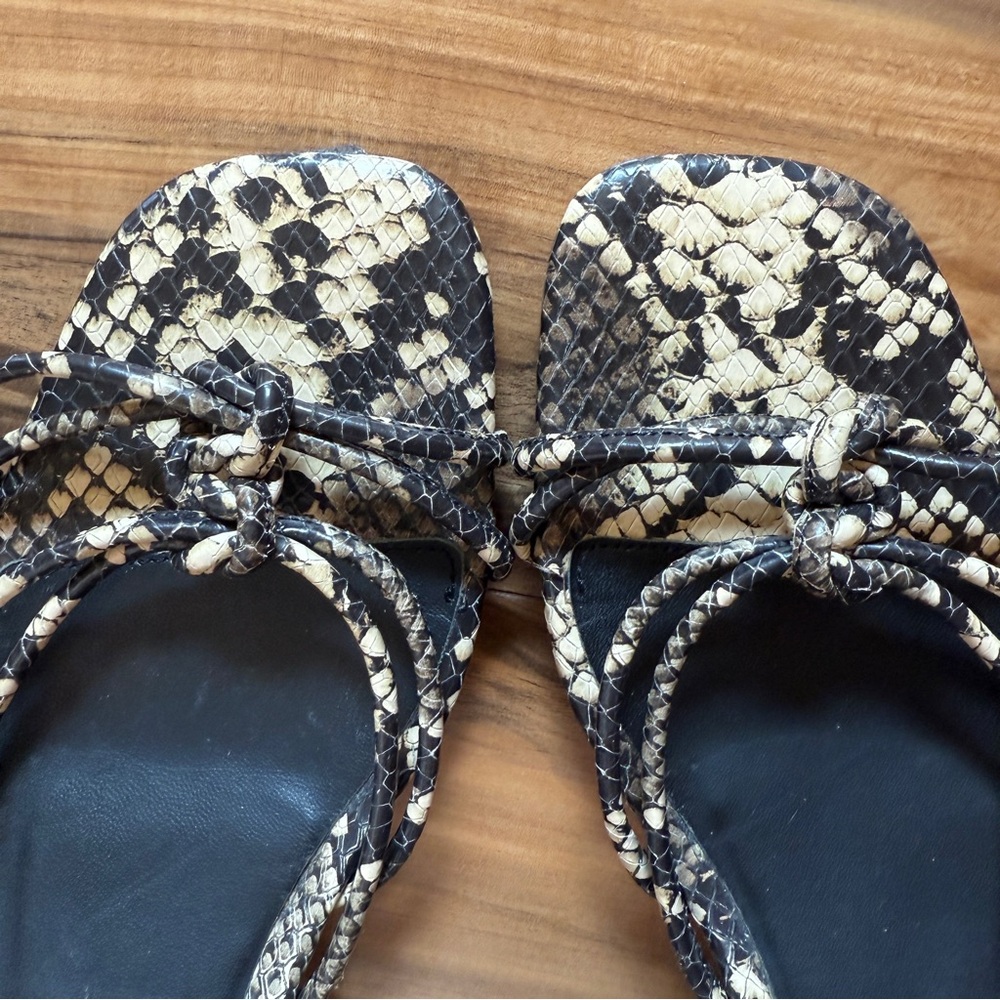 Free People Snakeskin Pattern Sandals - Picture 3 of 10